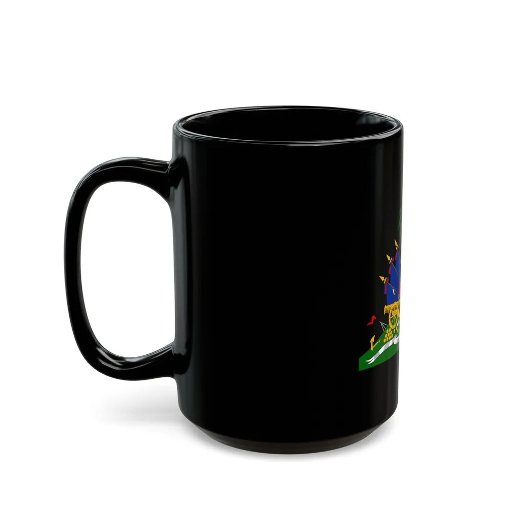 Coat of arms of Haiti - Black Coffee Mug-Go Mug Yourself