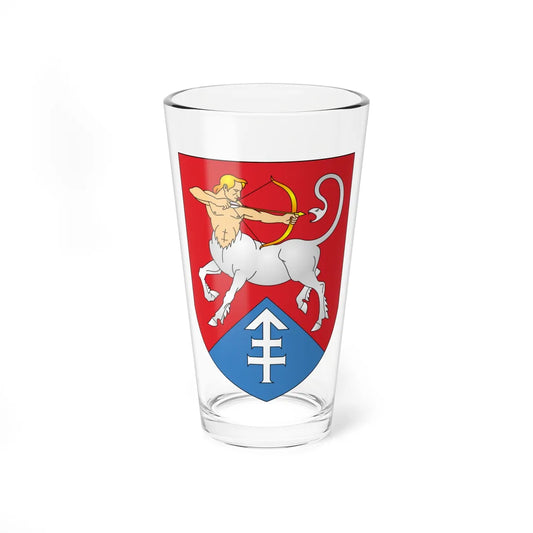 Coat of Arms of Halszany Belarus (Belarus) (Coat of Arms) Pint Glass 16oz 16oz - Go Mug Yourself