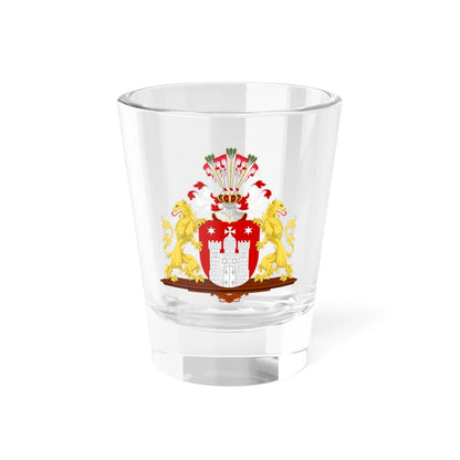 Coat of Arms of Hamburg (Germany) (Coat of Arms) Shot Glass 1.5oz 1.5oz - Go Mug Yourself
