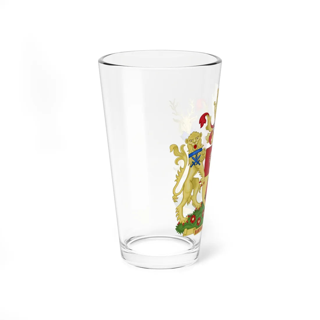 Coat of arms of Hampshire County Council England (England) (Coat of Arms) Pint Glass 16oz - Go Mug Yourself