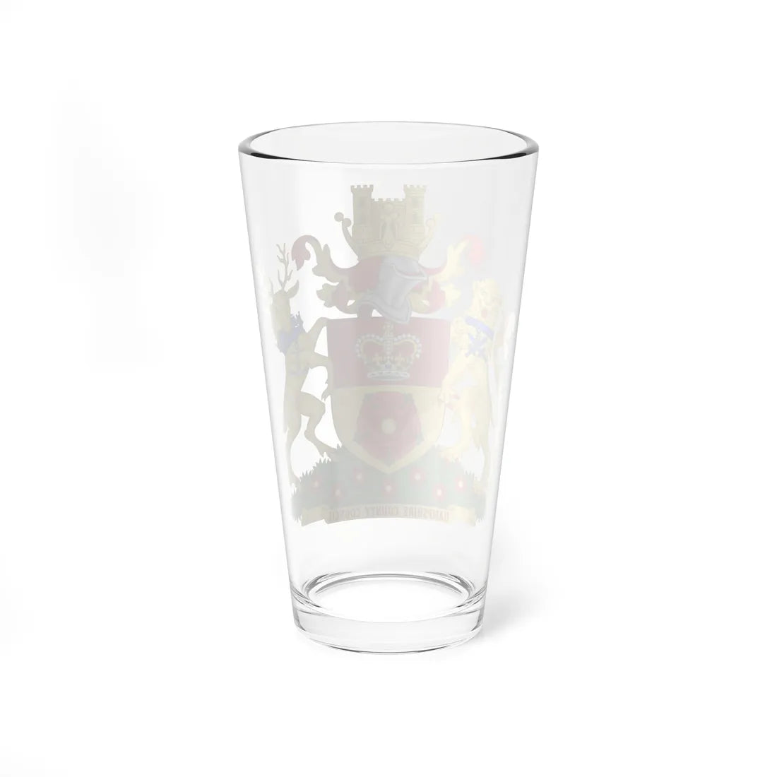 Coat of arms of Hampshire County Council England (England) (Coat of Arms) Pint Glass 16oz - Go Mug Yourself