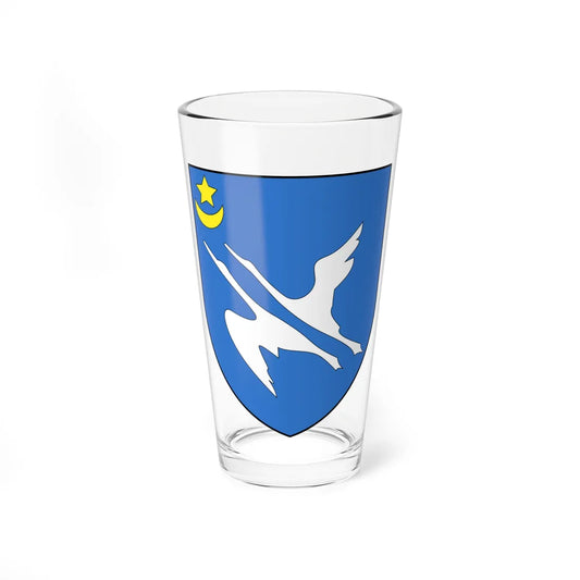 Coat of Arms of Hancavičy Belarus (Belarus) (Coat of Arms) Pint Glass 16oz 16oz - Go Mug Yourself