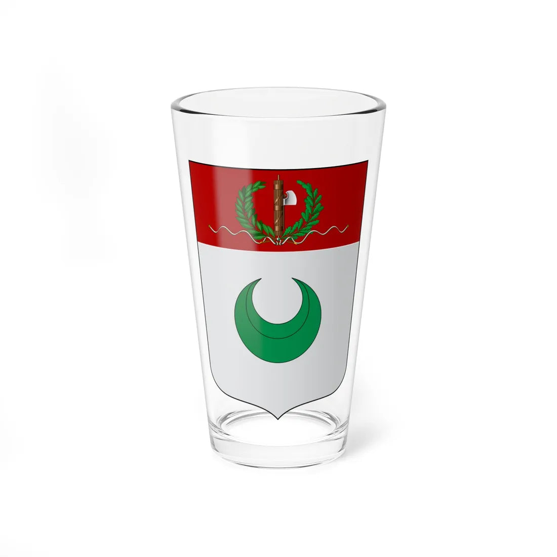 Coat of arms of harar governorate (Ethiopia) (Coat of Arms) Pint Glass 16oz 16oz - Go Mug Yourself