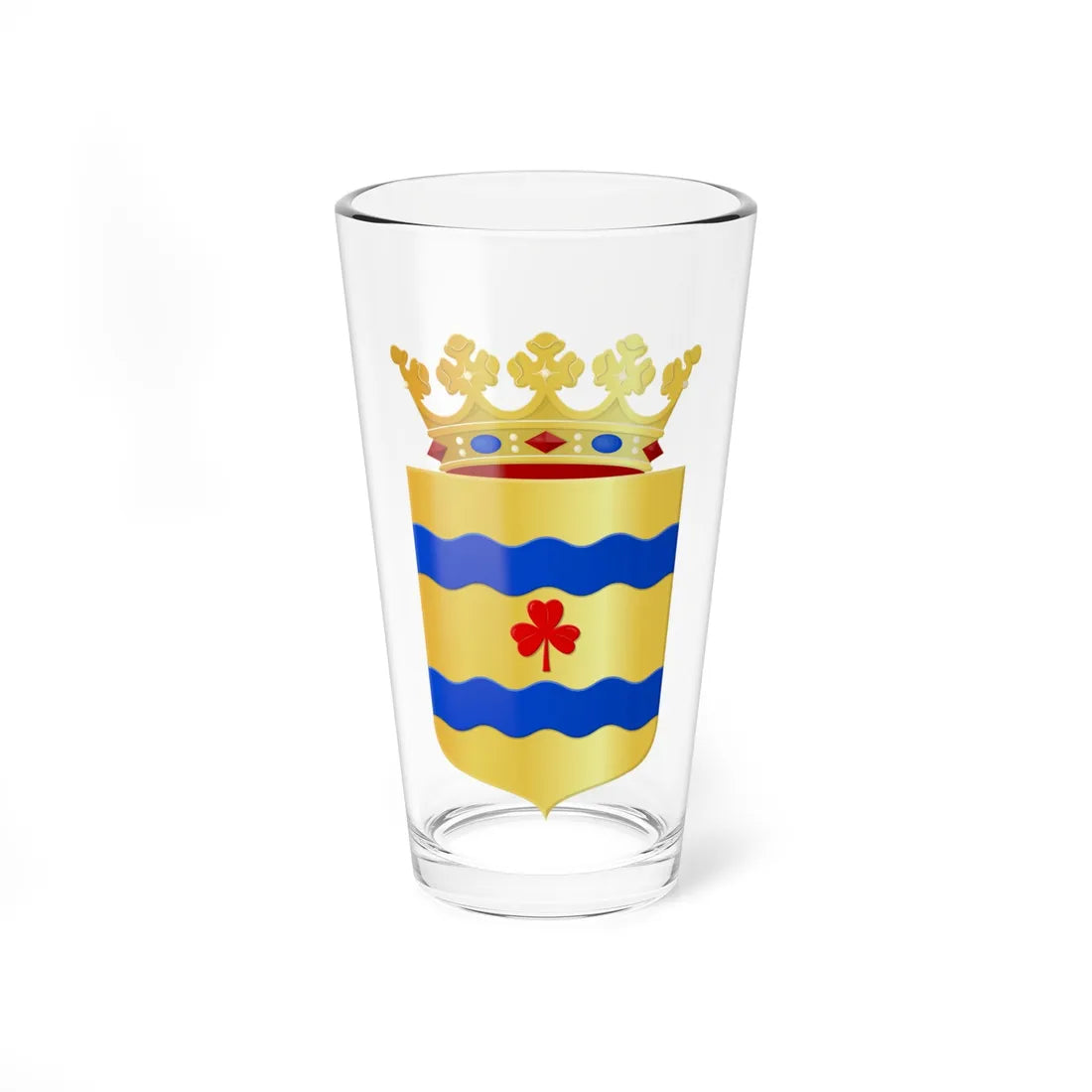 Coat of arms of Hardenberg (Netherlands) (Coat of Arms) Pint Glass 16oz 16oz - Go Mug Yourself
