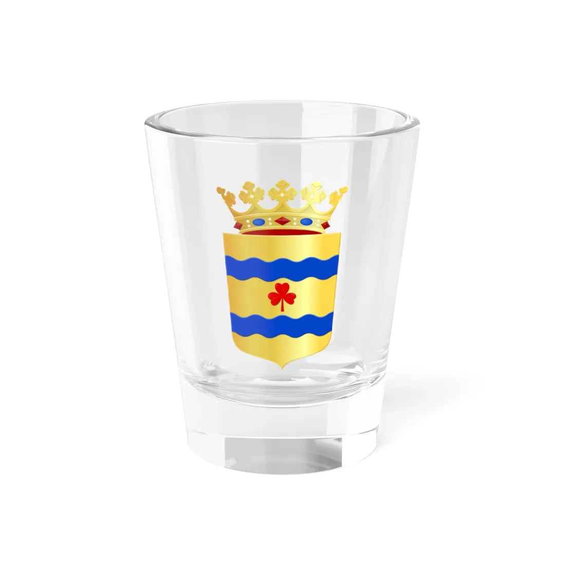 Coat of arms of Hardenberg (Netherlands) (Coat of Arms) Shot Glass 1.5oz 1.5oz - Go Mug Yourself