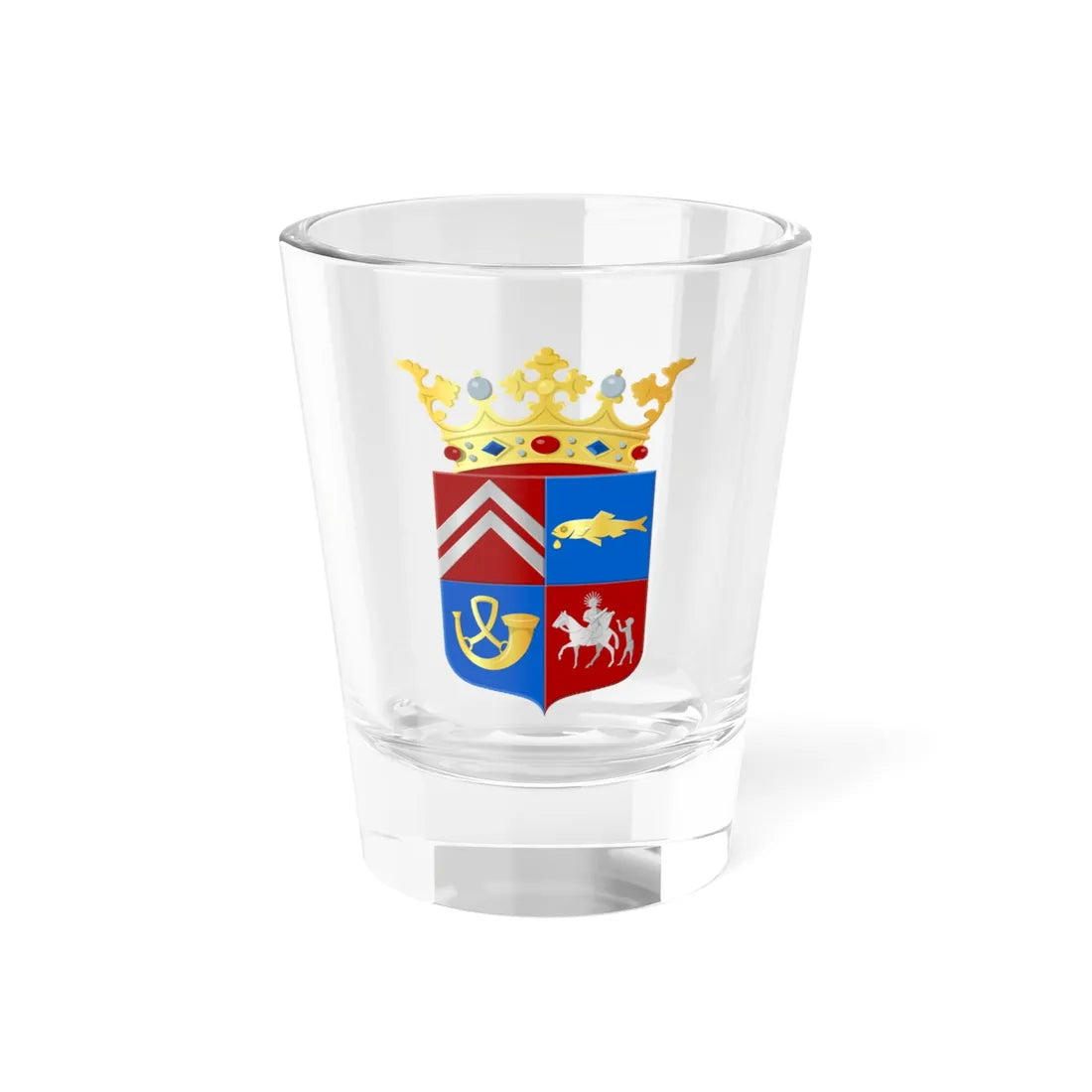 Coat of arms of Harenkarspel (Netherlands) (Coat of Arms) Shot Glass 1.5oz 1.5oz - Go Mug Yourself