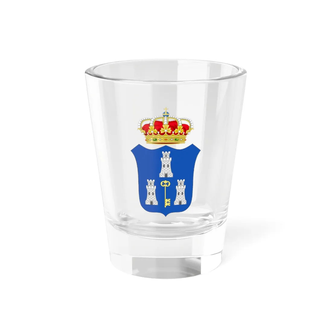 Coat of arms of Havana Colonial (Costa Rica) (Coat of Arms) Shot Glass 1.5oz 1.5oz - Go Mug Yourself