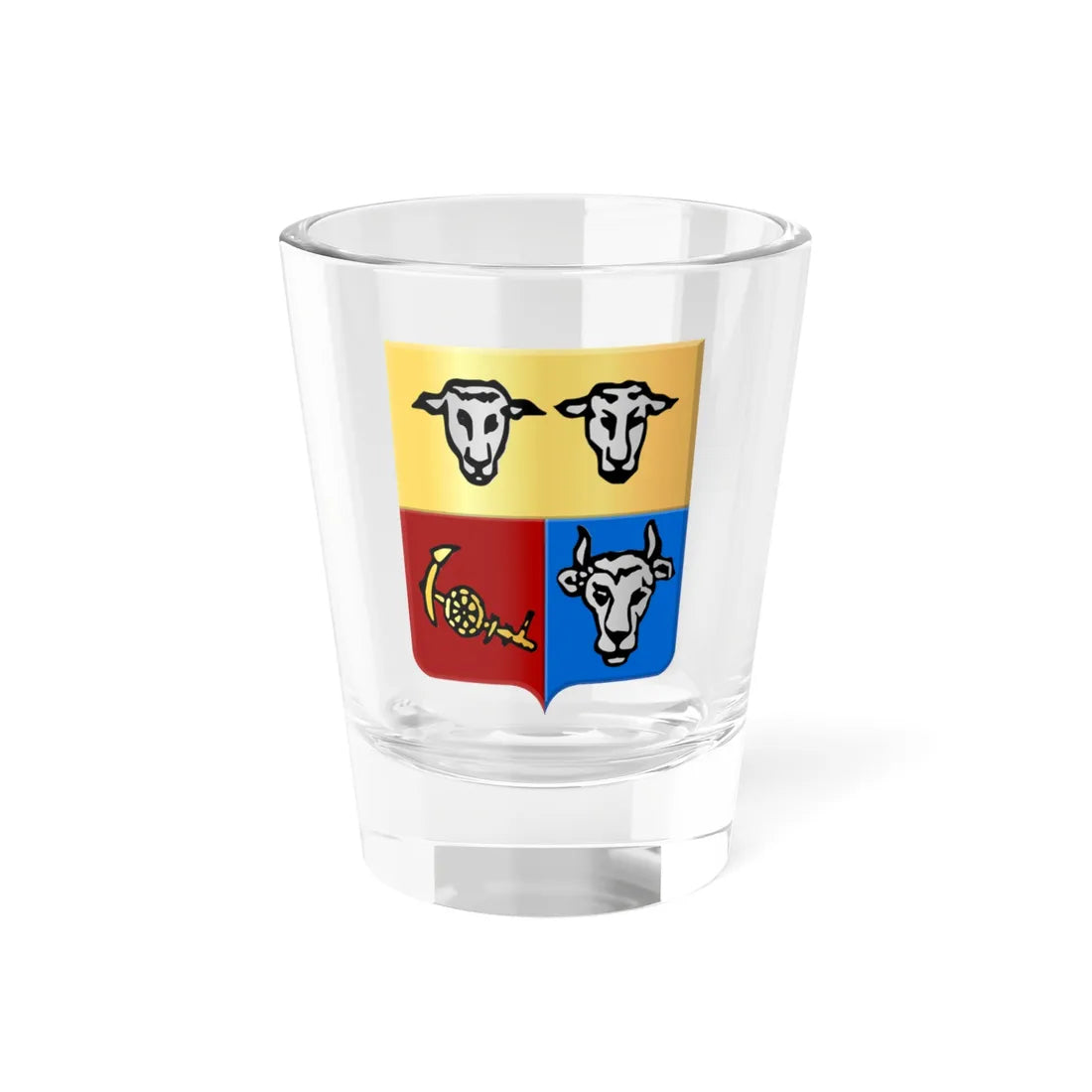 Coat of arms of Heerde (Netherlands) (Coat of Arms) Shot Glass 1.5oz 1.5oz - Go Mug Yourself