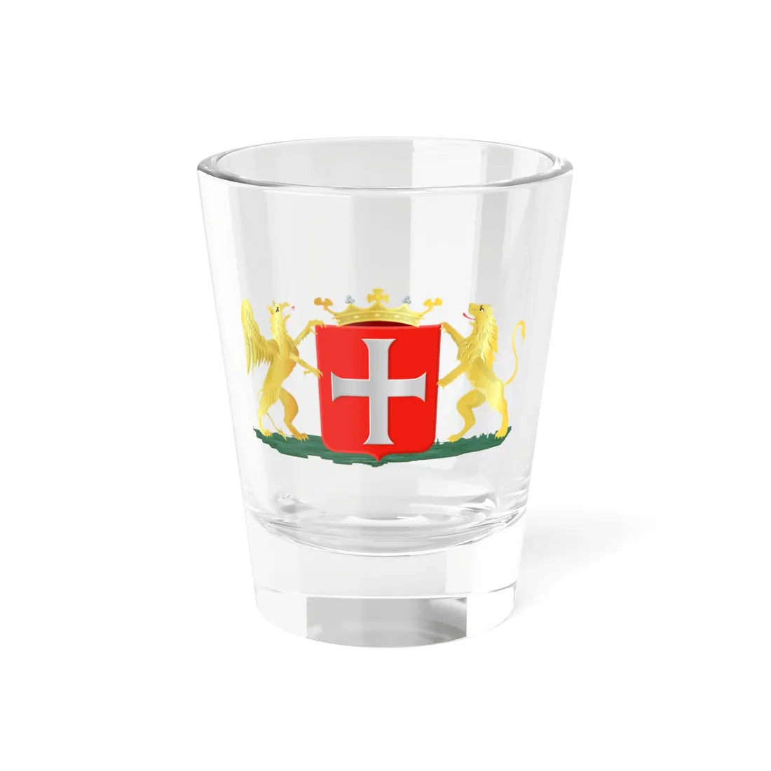 Coat of arms of Heiloo (Netherlands) (Coat of Arms) Shot Glass 1.5oz 1.5oz - Go Mug Yourself