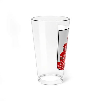 Coat of arms of Helsingborg Sweden (Sweden) (Coat of Arms) Pint Glass 16oz - Go Mug Yourself