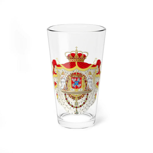 Coat of Arms of Henri de Valois as lifelong king of Poland (Lithuania) (Coat of Arms) Pint Glass 16oz 16oz - Go Mug Yourself