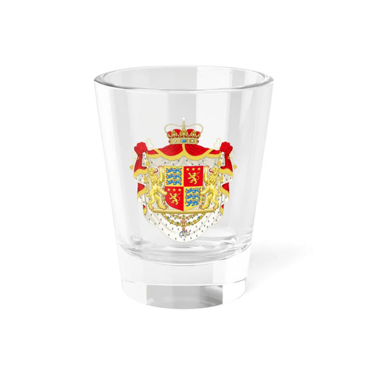 Coat of arms of Henrik Prince Consort of Denmark (Denmark) (Coat of Arms) Shot Glass 1.5oz 1.5oz - Go Mug Yourself