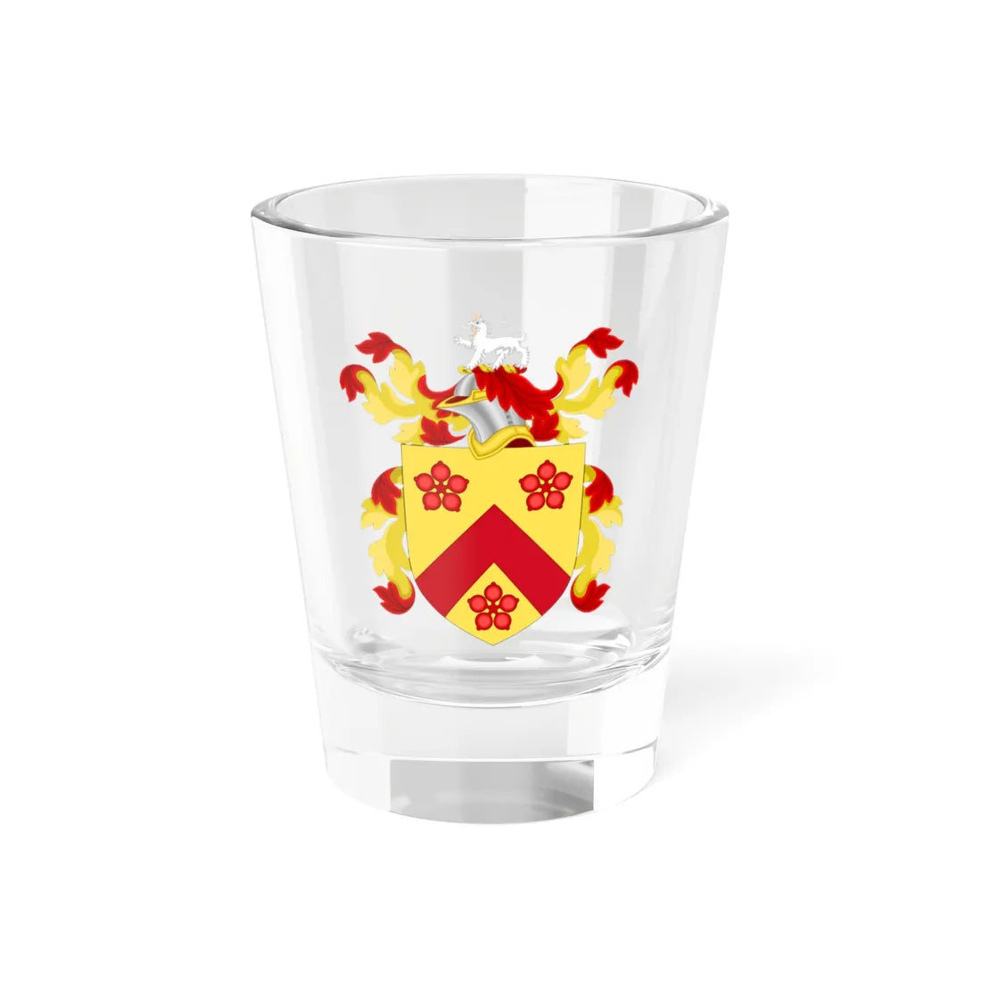 Coat of Arms of Henry Chicheley (United States) (Coat of Arms) Shot Glass 1.5oz 1.5oz - Go Mug Yourself
