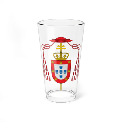 Coat of arms of Henry I de Portugal (Portugal) (Coat of Arms) Pint Glass 16oz 16oz - Go Mug Yourself