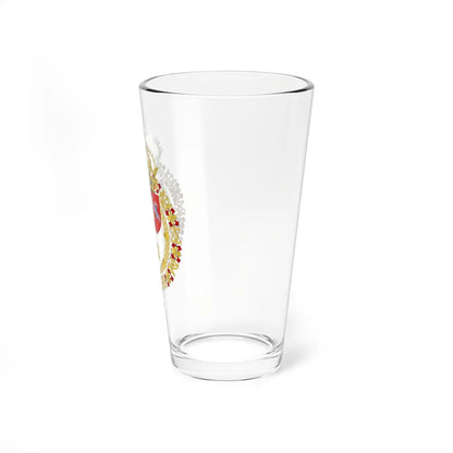 Coat of Arms of Henry III of France (Lithuania) (Coat of Arms) Pint Glass 16oz - Go Mug Yourself