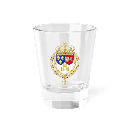 Coat of Arms of Henry III of France (Lithuania) (Coat of Arms) Shot Glass 1.5oz 1.5oz - Go Mug Yourself