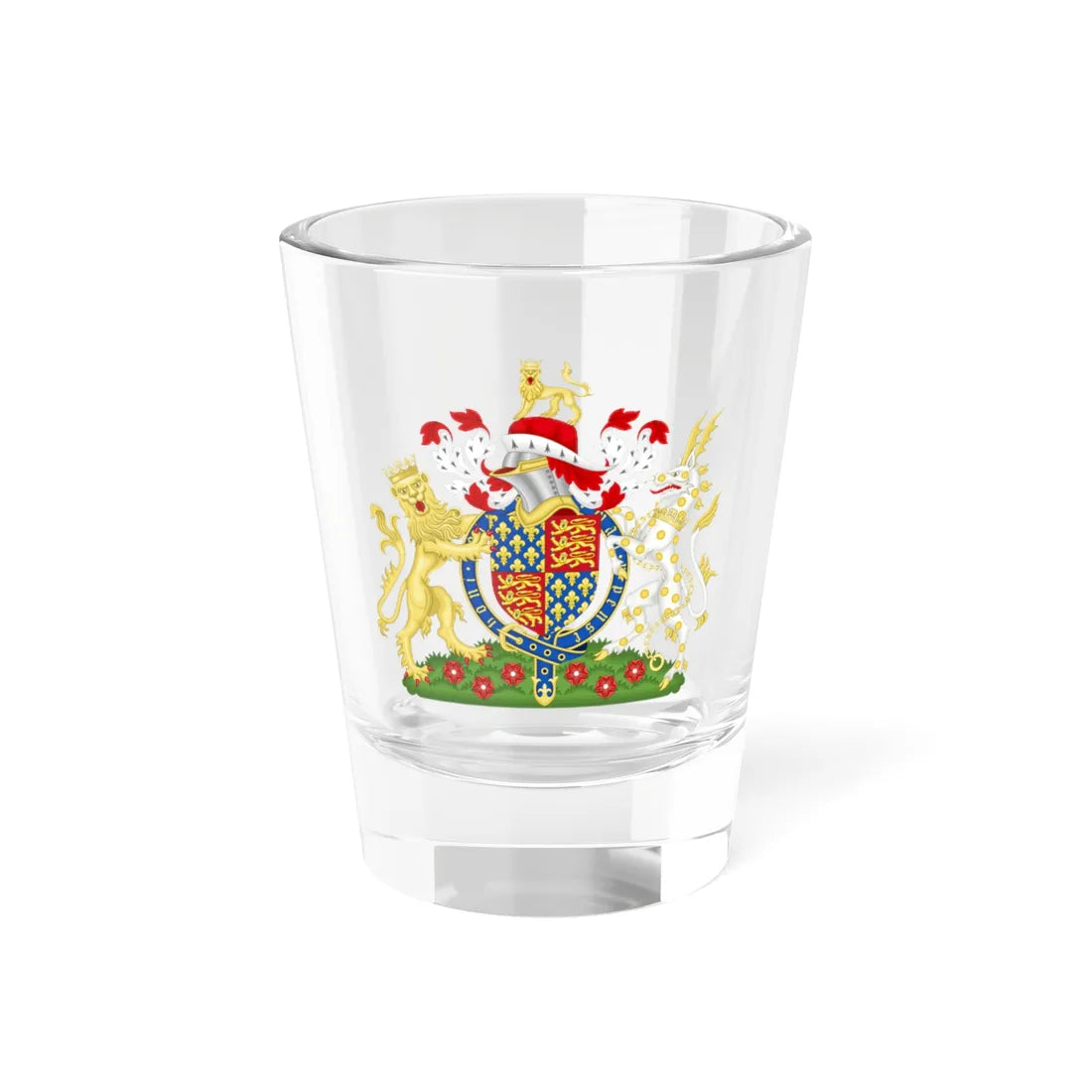 Coat of Arms of Henry IV of England 1399-1406 Variant 1 (England) (Coat of Arms) Shot Glass 1.5oz 1.5oz - Go Mug Yourself