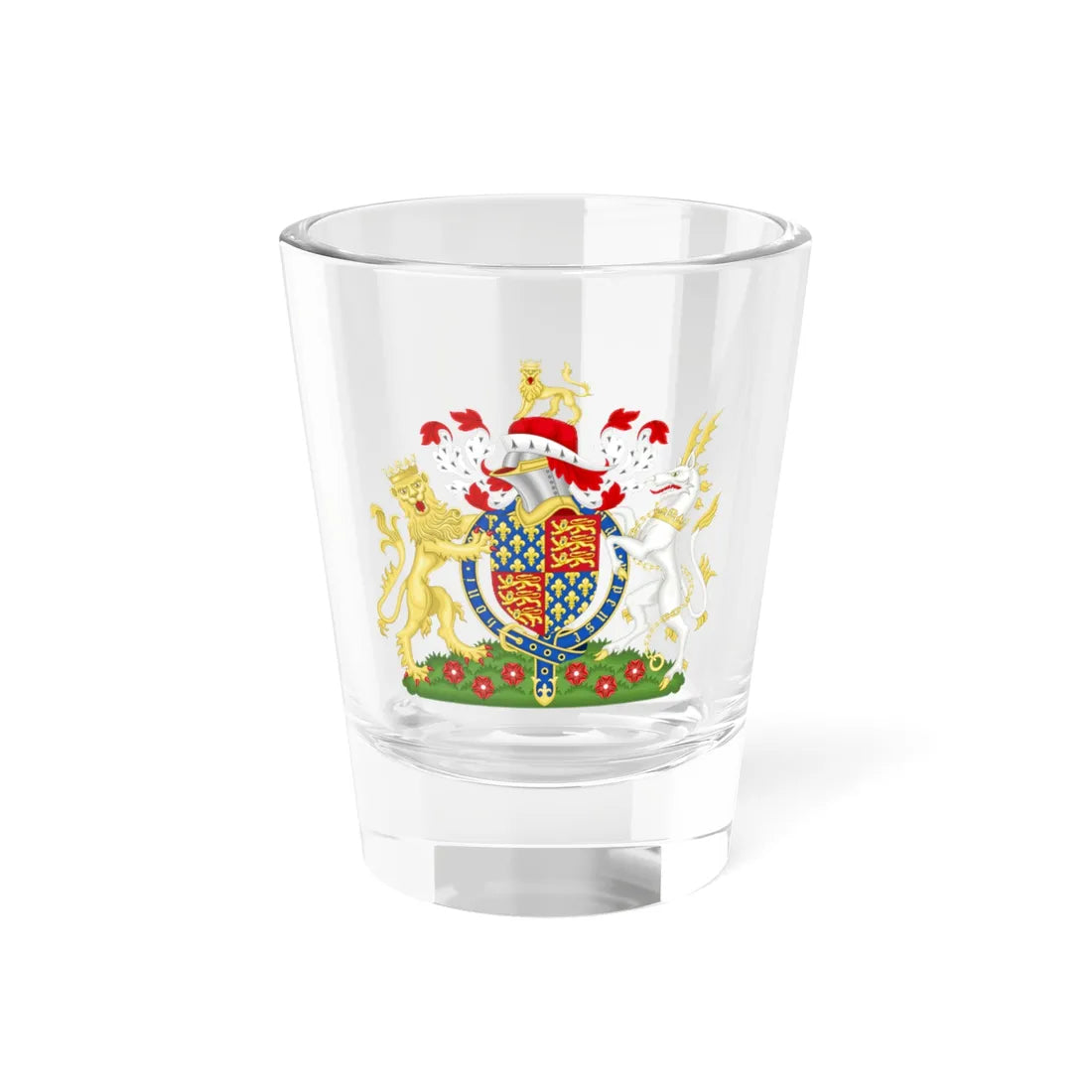 Coat of Arms of Henry IV of England 1399-1413 (England) (Coat of Arms) Shot Glass 1.5oz 1.5oz - Go Mug Yourself