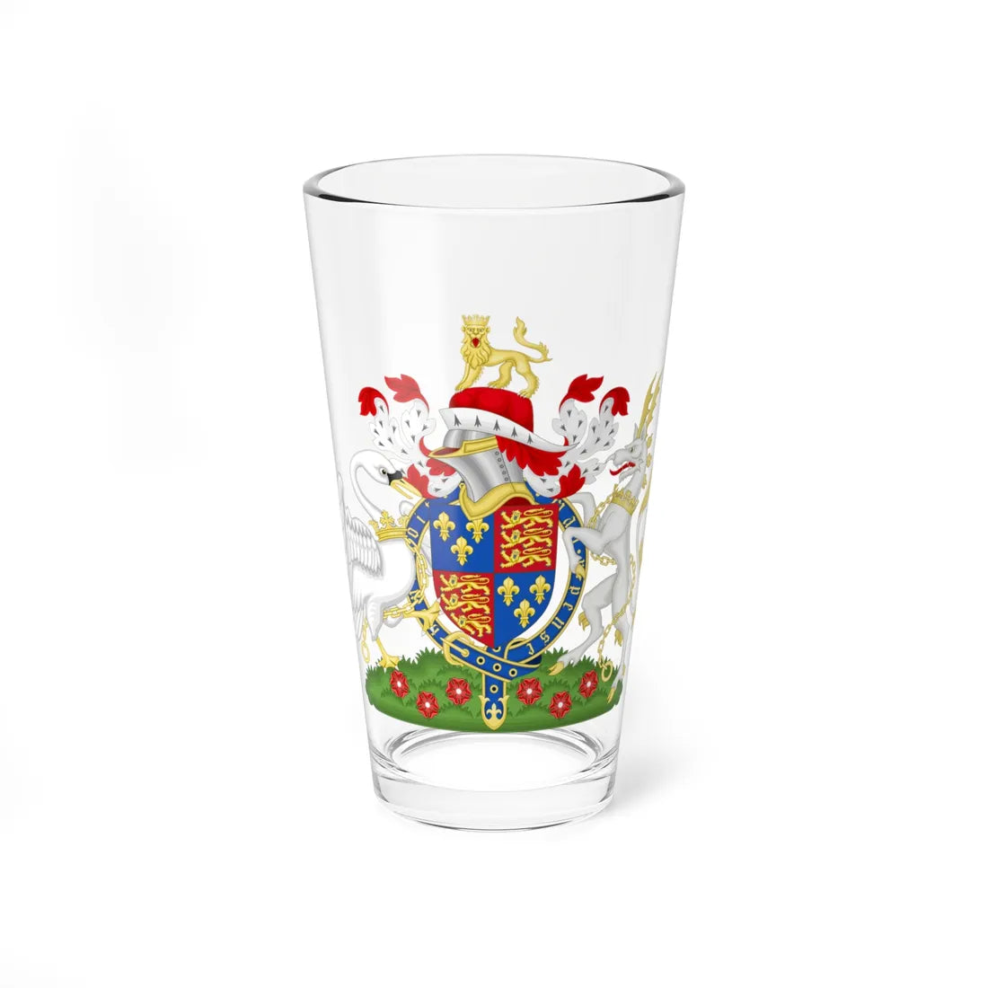 Coat of Arms of Henry IV  V of England 1406-1422 Variant 2 (England) (Coat of Arms) Pint Glass 16oz 16oz - Go Mug Yourself
