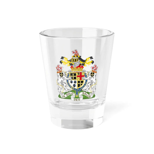 Coat of Arms of Henry Lascelles 6th Earl of Harewood (United Kingdom) (Coat of Arms) Shot Glass 1.5oz 1.5oz - Go Mug Yourself