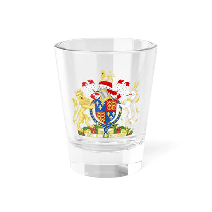 Coat of Arms of Henry V of England 1413-1422 Variant Motto 1 (England) (Coat of Arms) Shot Glass 1.5oz 1.5oz - Go Mug Yourself