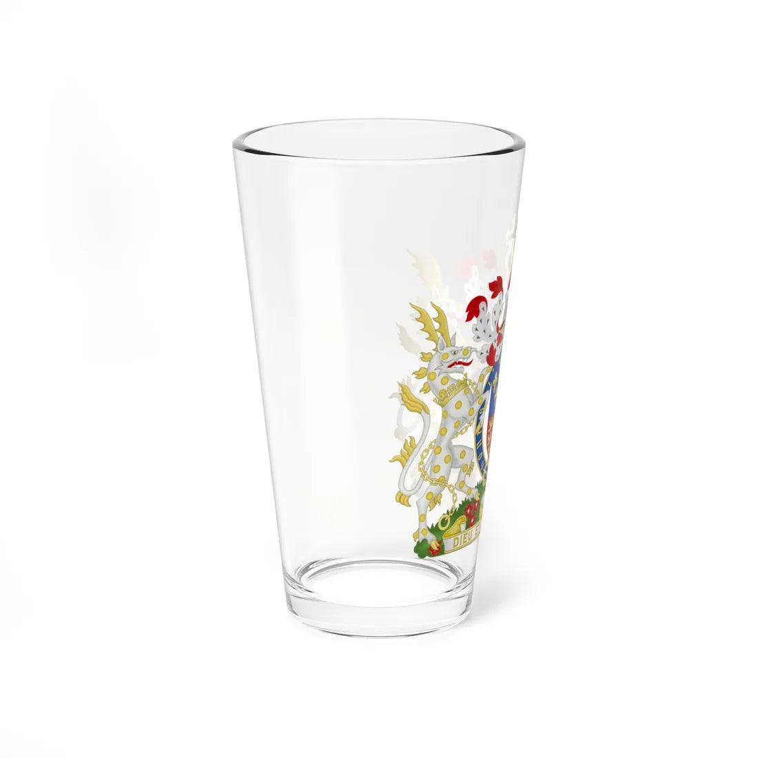 Coat of Arms of Henry VI of England 1422-1471 Variant Motto 1 (England) (Coat of Arms) Pint Glass 16oz - Go Mug Yourself