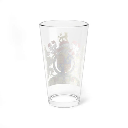 Coat of Arms of Henry VI of England 1422-1471 Variant Motto 1 (England) (Coat of Arms) Pint Glass 16oz - Go Mug Yourself