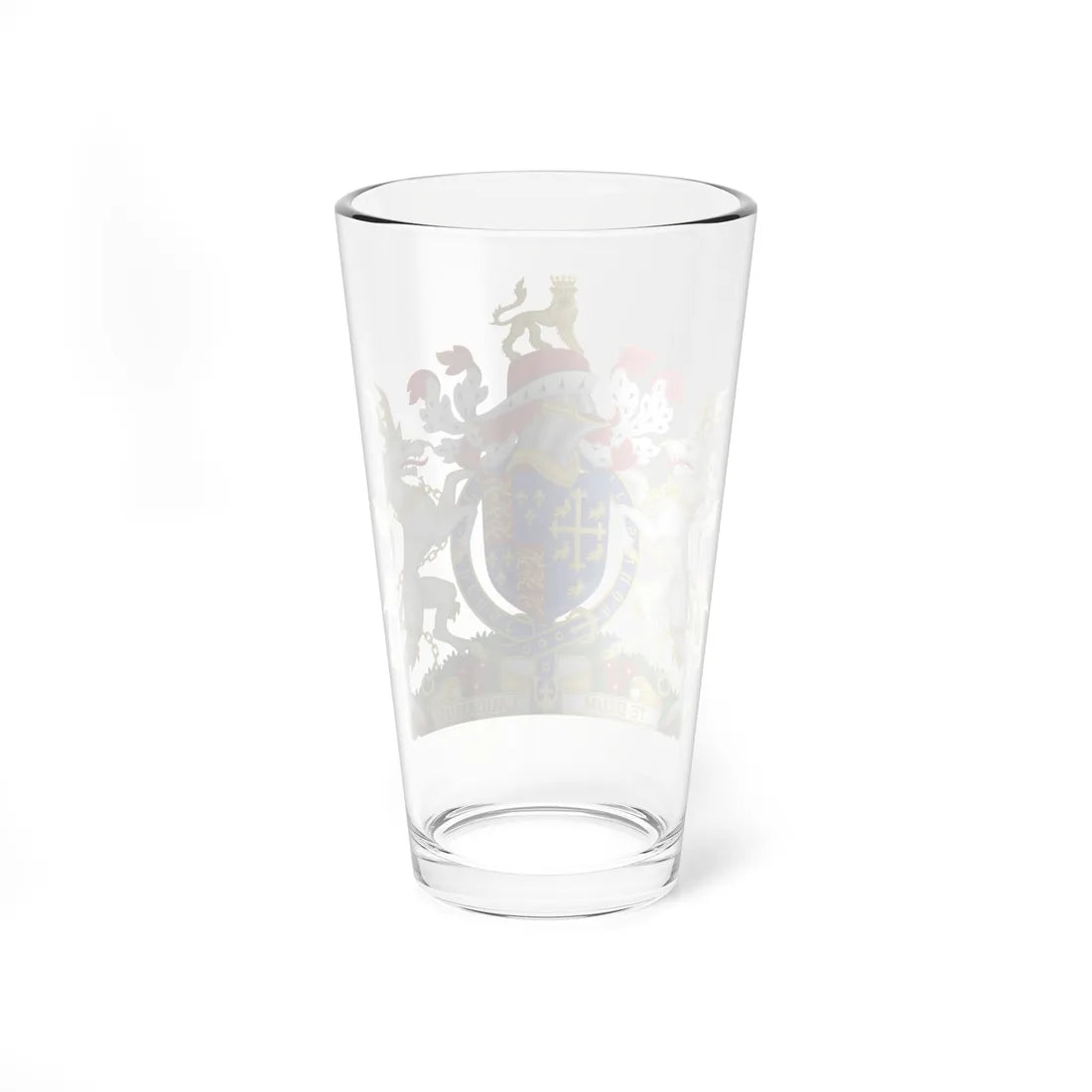 Coat of Arms of Henry VI of England 1422-1471 Variant Motto 2 (England) (Coat of Arms) Pint Glass 16oz - Go Mug Yourself
