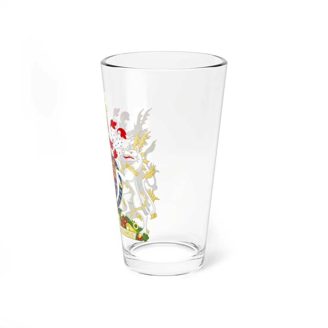 Coat of Arms of Henry VI of England 1422-1471 Variant Motto 2 (England) (Coat of Arms) Pint Glass 16oz - Go Mug Yourself