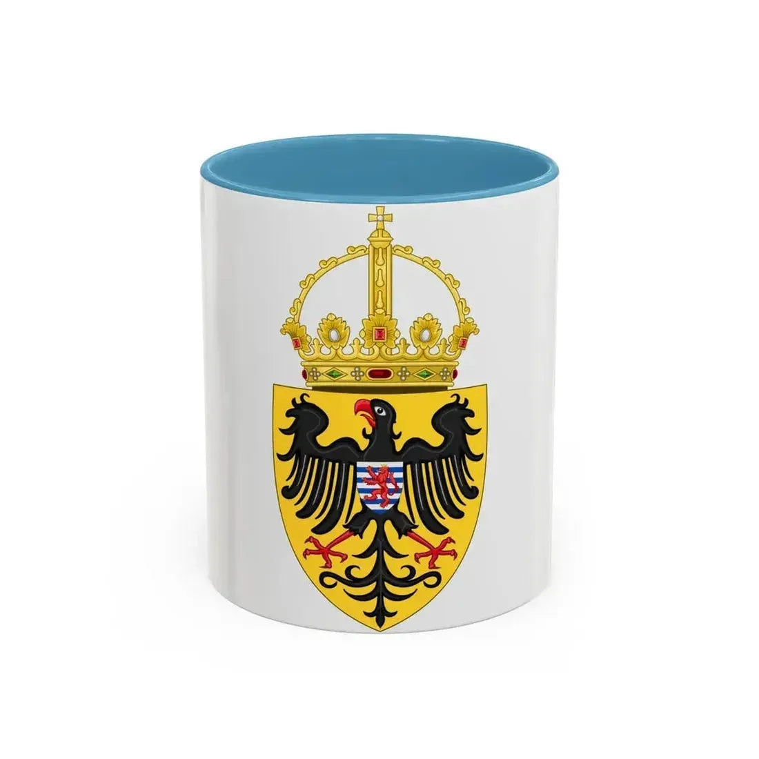 Coat of arms of Henry VII, Holy Roman Emperor - Accent Coffee Mug 11oz Light Blue - Go Mug Yourself
