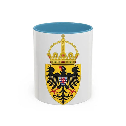 Coat of arms of Henry VII, Holy Roman Emperor - Accent Coffee Mug 11oz Light Blue - Go Mug Yourself