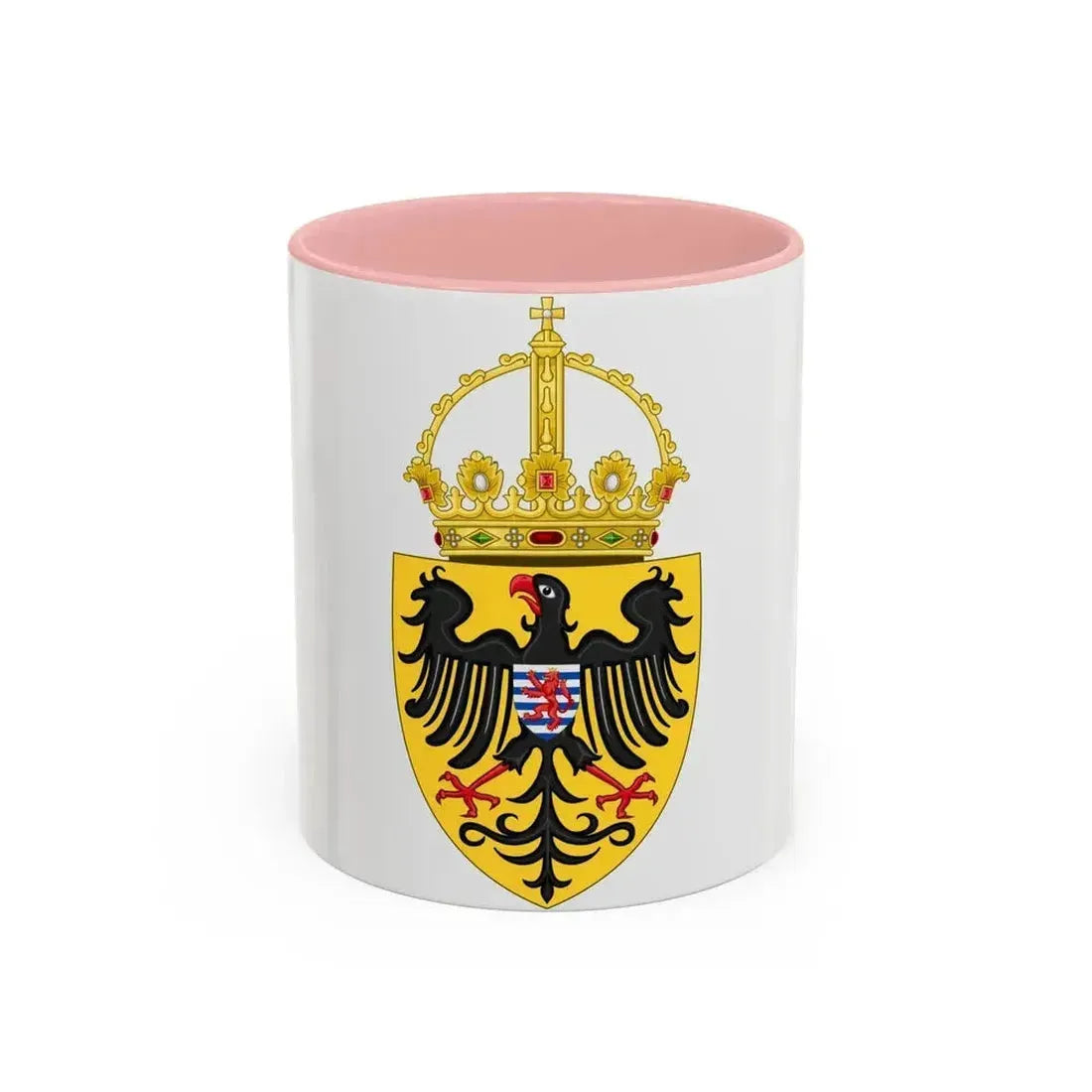 Coat of arms of Henry VII, Holy Roman Emperor - Accent Coffee Mug 11oz Pink - Go Mug Yourself
