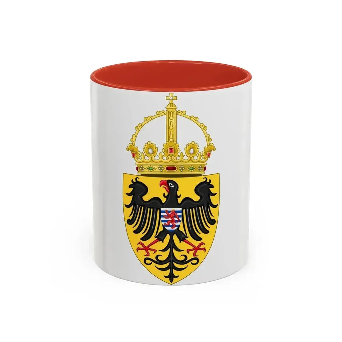 Coat of arms of Henry VII, Holy Roman Emperor - Accent Coffee Mug 11oz Red - Go Mug Yourself