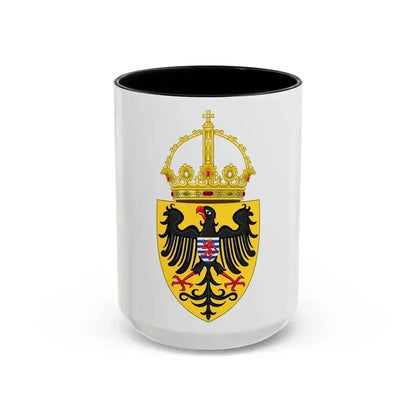 Coat of arms of Henry VII, Holy Roman Emperor - Accent Coffee Mug 15oz Black - Go Mug Yourself