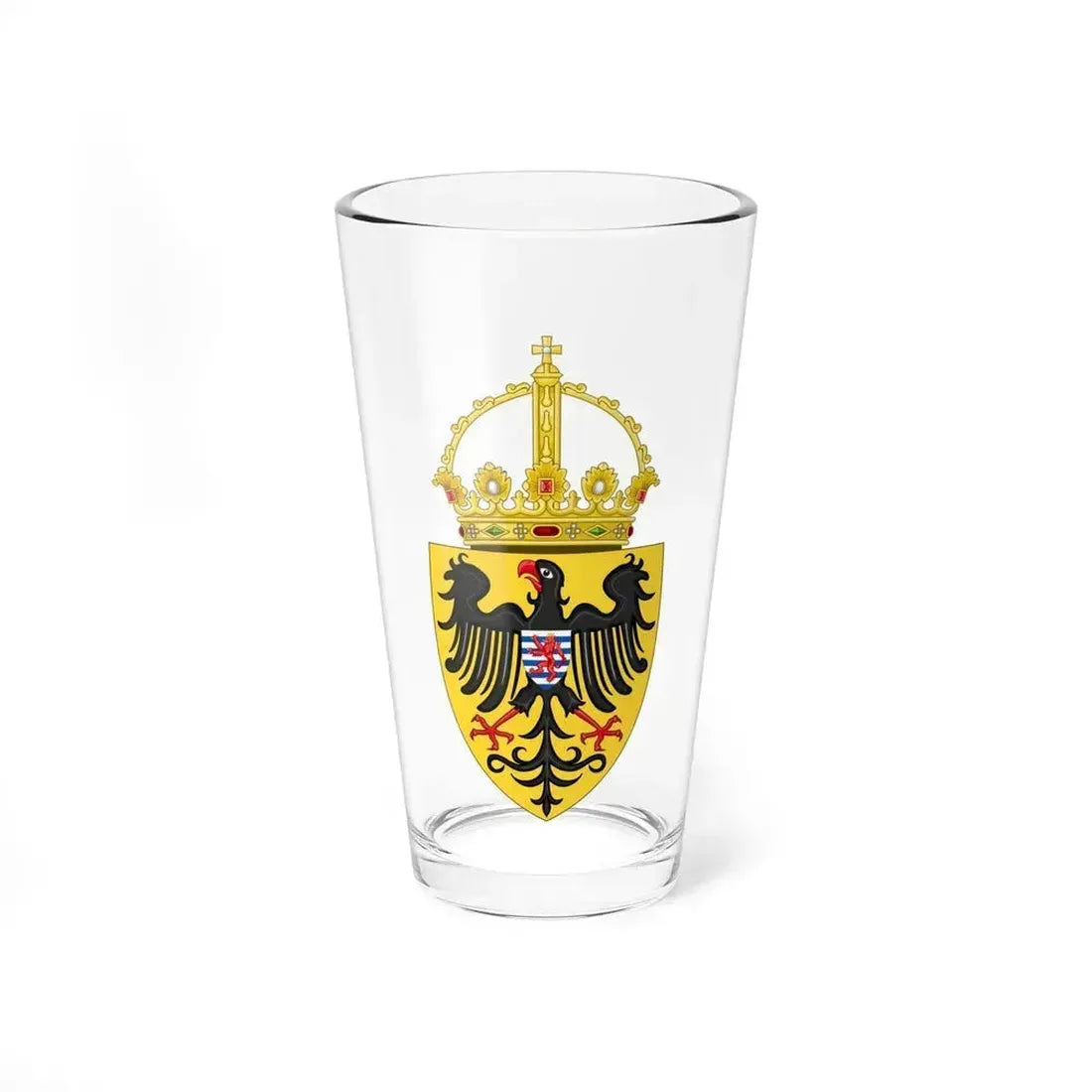 Coat of arms of Henry VII, Holy Roman Emperor - Pint Glass 16oz 16oz - Go Mug Yourself