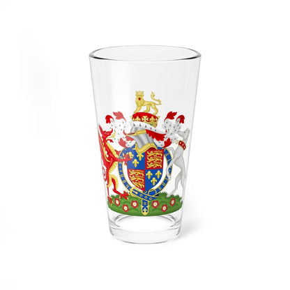 Coat of Arms of Henry VII of England 1485-1509 (England) (Coat of Arms) Pint Glass 16oz 16oz - Go Mug Yourself
