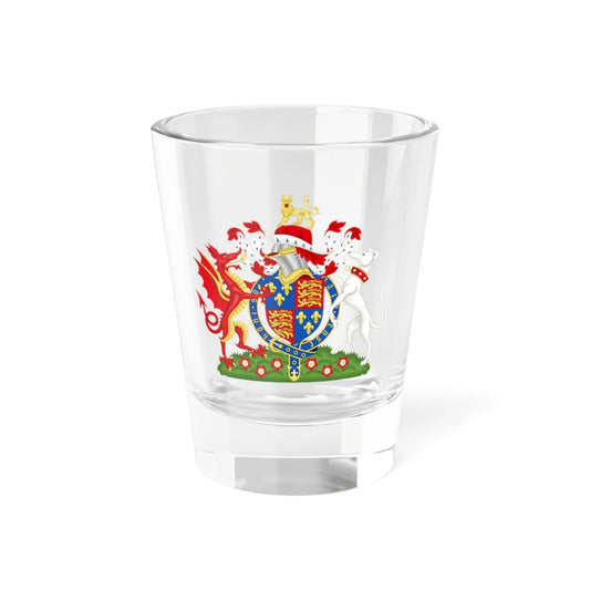 Coat of Arms of Henry VII of England 1485-1509 Variant 1 (England) (Coat of Arms) Shot Glass 1.5oz 1.5oz - Go Mug Yourself