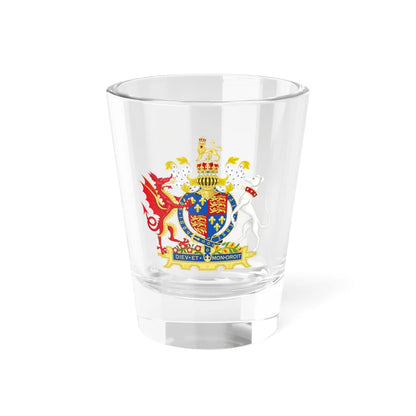 Coat of Arms of Henry VIII of England 1509-1533 Variant 1 (England) (Coat of Arms) Shot Glass 1.5oz 1.5oz - Go Mug Yourself