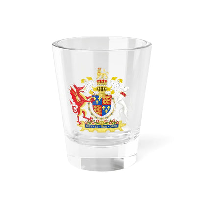 Coat of Arms of Henry VIII of England 1509-1547 Golden Fleece Variant 1 (England) (Coat of Arms) Shot Glass 1.5oz 1.5oz - Go Mug Yourself