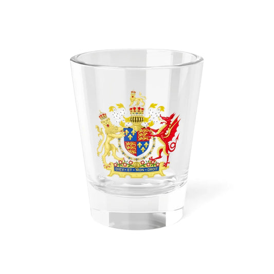 Coat of Arms of Henry VIII of England 1509-1547 Golden Fleece Variant 2 (England) (Coat of Arms) Shot Glass 1.5oz 1.5oz - Go Mug Yourself