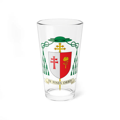Coat of arms of Henryk Jagodziński (Spain) (Coat of Arms) Pint Glass 16oz 16oz - Go Mug Yourself