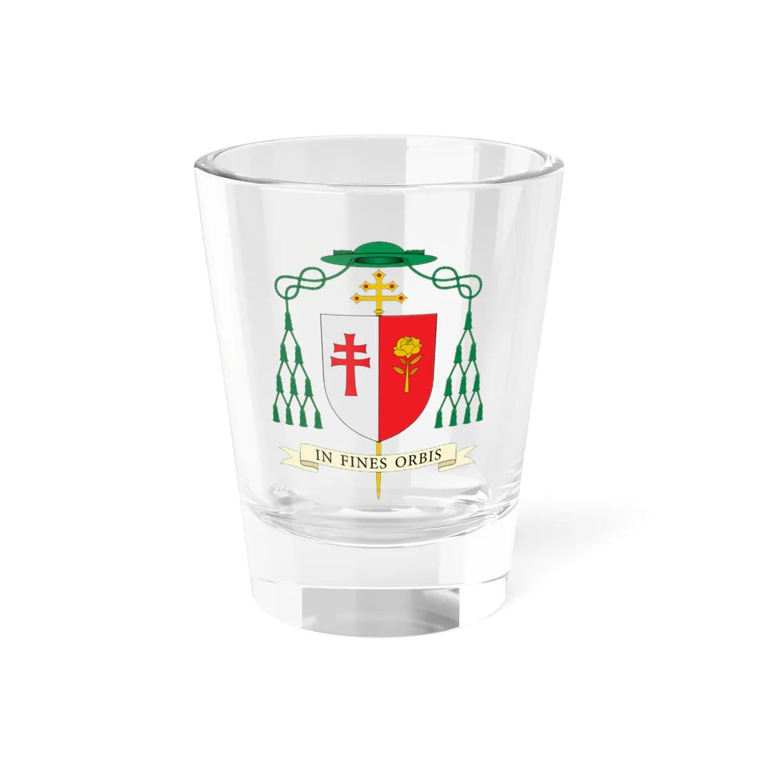Coat of arms of Henryk Jagodziński (Spain) (Coat of Arms) Shot Glass 1.5oz 1.5oz - Go Mug Yourself