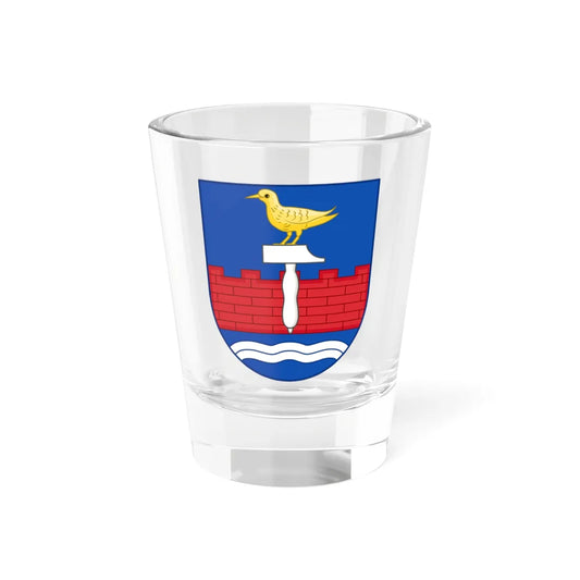 Coat of arms of Herning (Denmark) (Coat of Arms) Shot Glass 1.5oz 1.5oz - Go Mug Yourself