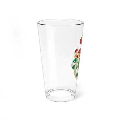 Coat of Arms of Hernán Siles Zuazo Order of Isabella the Catholic (Spain) (Coat of Arms) Pint Glass 16oz - Go Mug Yourself