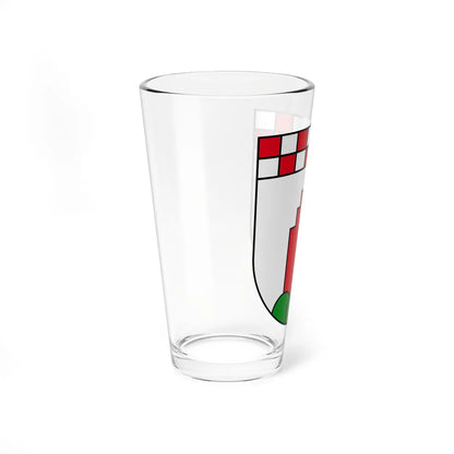 Coat of arms of Hersberg (Switzerland) (Coat of Arms) Pint Glass 16oz - Go Mug Yourself