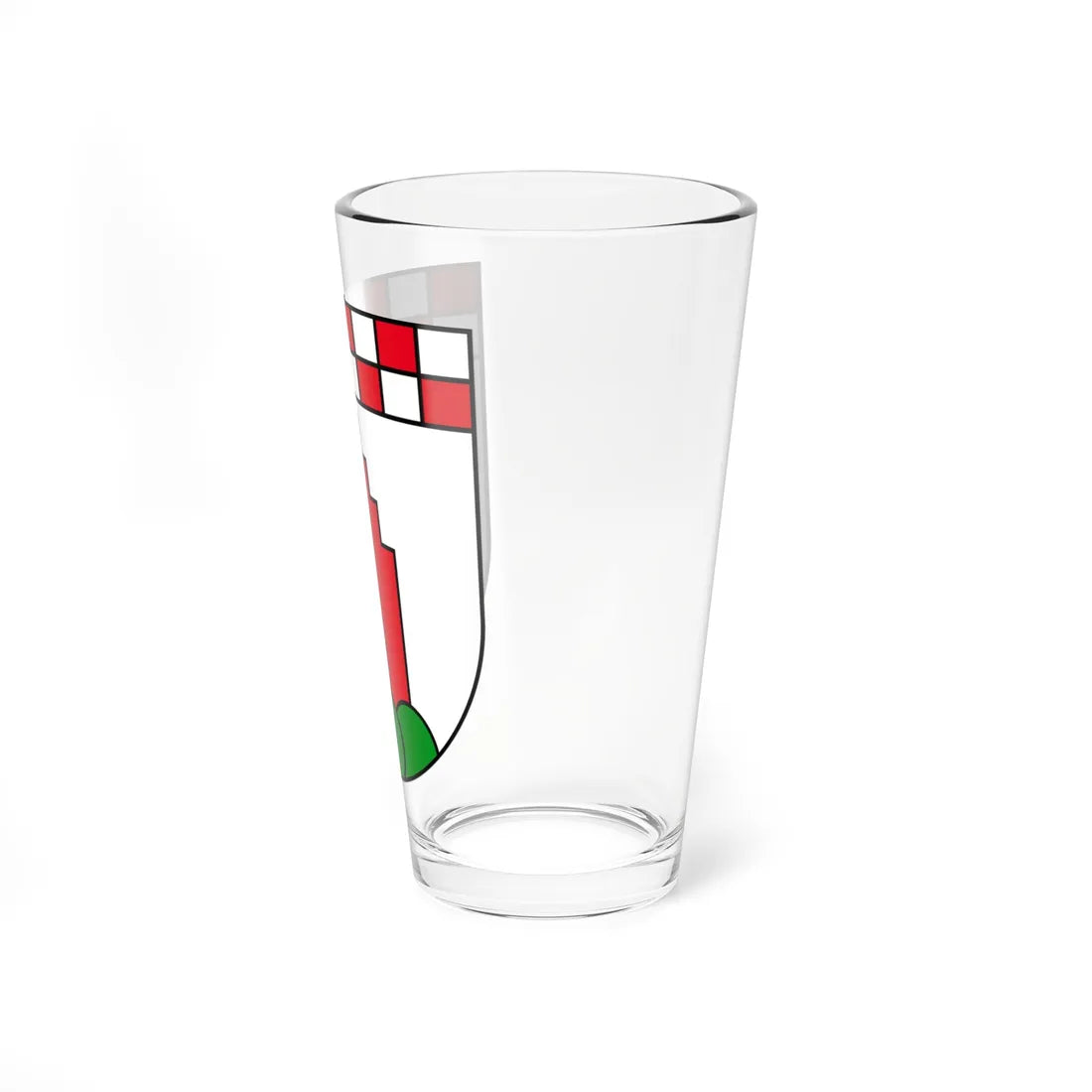 Coat of arms of Hersberg (Switzerland) (Coat of Arms) Pint Glass 16oz - Go Mug Yourself
