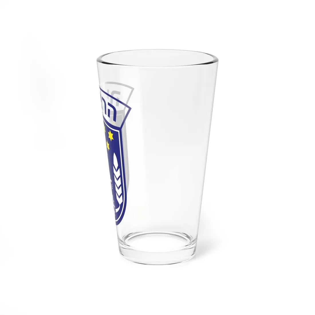 Coat of Arms of Herzliya (Israel) (Coat of Arms) Pint Glass 16oz - Go Mug Yourself