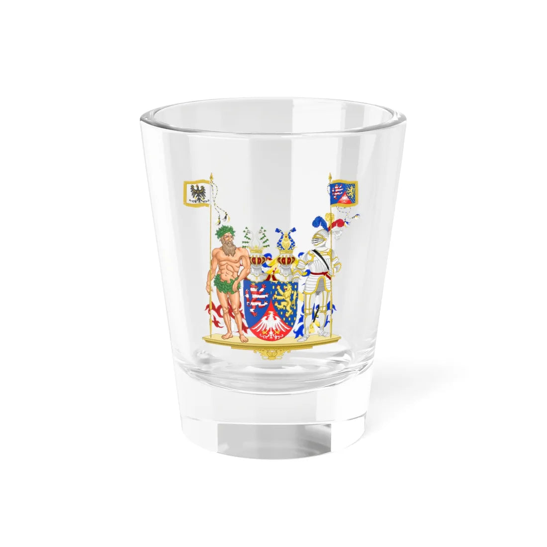 Coat of Arms of Hesse-Nassau (Germany) (Coat of Arms) Shot Glass 1.5oz 1.5oz - Go Mug Yourself