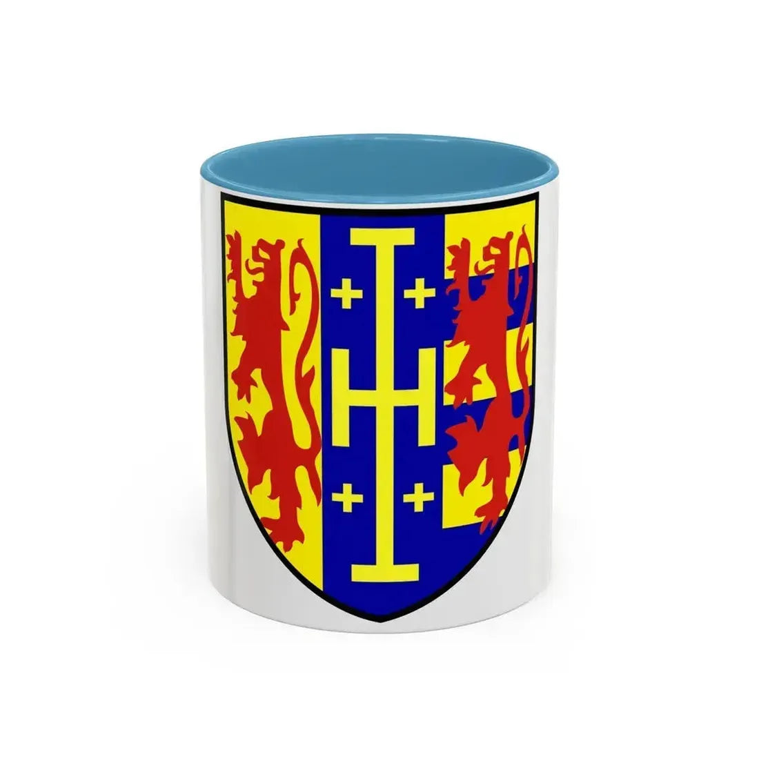 Coat of arms of Hetoumian - Accent Coffee Mug 11oz Light Blue - Go Mug Yourself