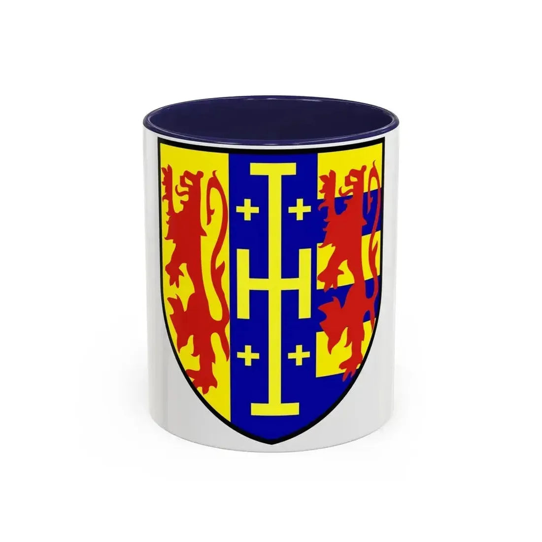 Coat of arms of Hetoumian - Accent Coffee Mug 11oz Navy - Go Mug Yourself